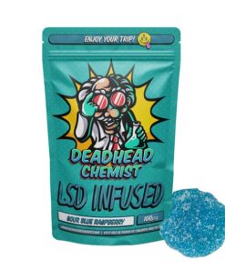 Buy LSD Edible 100ug Sour Blue Raspberry Deadhead Chemist